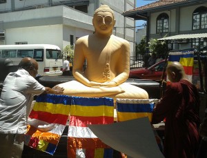 Unveiling buddha statue 2015